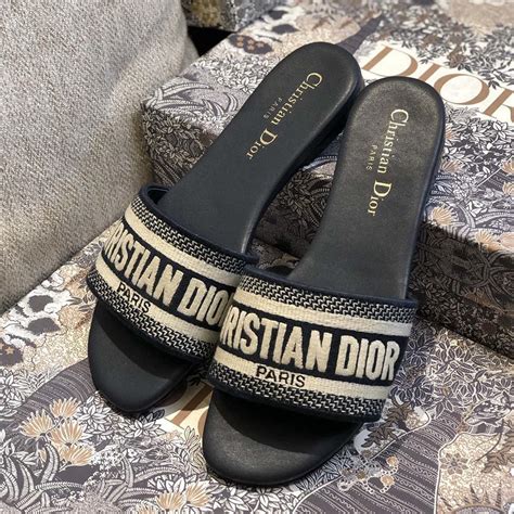 christian dior dway slide|christian dior dway slides price.